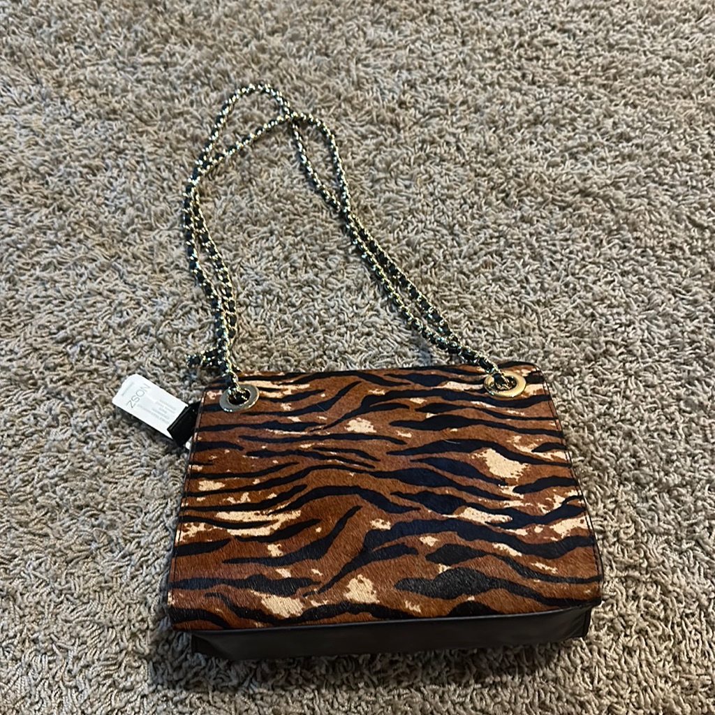 Brand New Chicos Tiger Print Bag